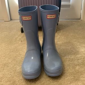 Cotton Candy Blue Hunter Boots